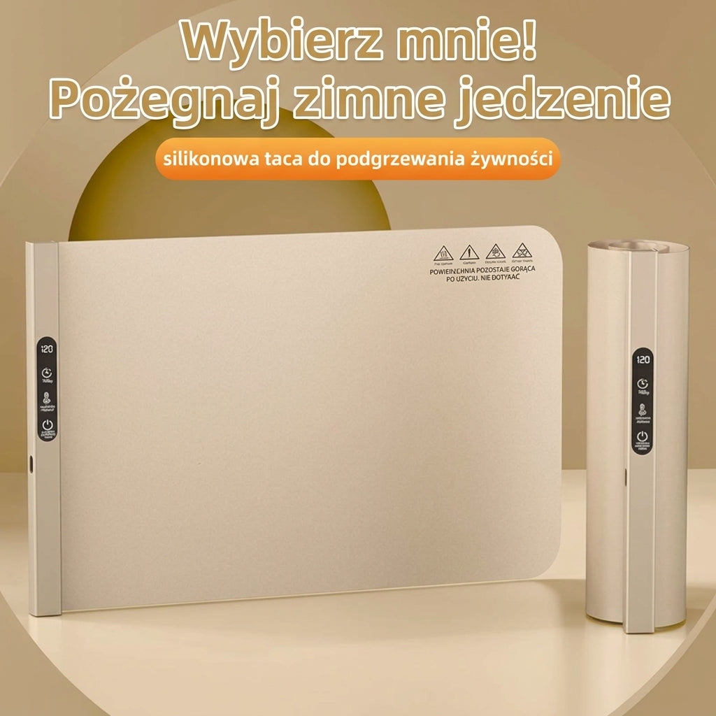 Elektryczna mata do podgrzewania posiłków – 62 × 38 cm, 300 W